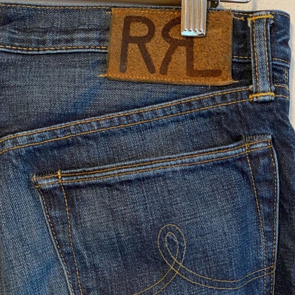 RRL Double RL Stillwater Indigo Wash Boy Fit Jeans - Picture 14 of 16